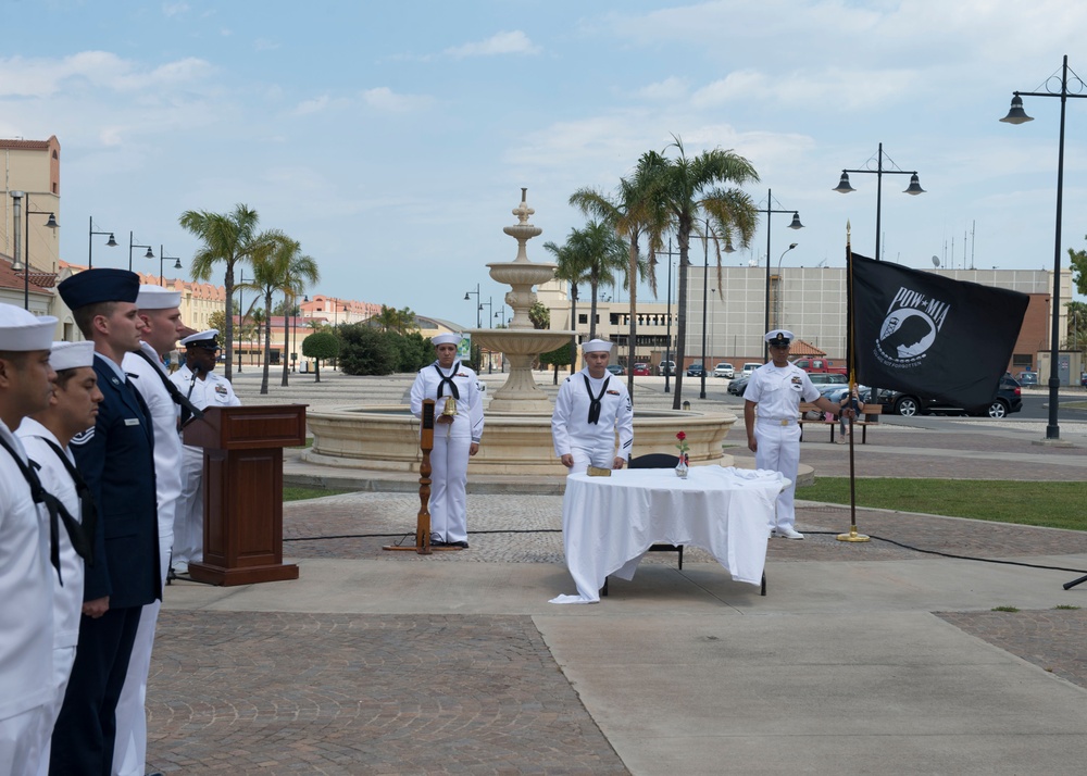 NAS Sigonella Battle of Midway, POW/MIA, D-Day 75 Remembrance ceremony.