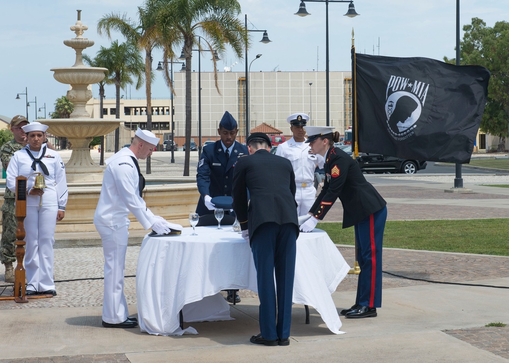 NAS Sigonella Battle of Midway, POW/MIA, D-Day 75 Remembrance ceremony.