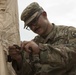 Pfc. Secures Tent