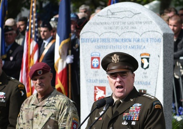 Airborne Monument Ceremony