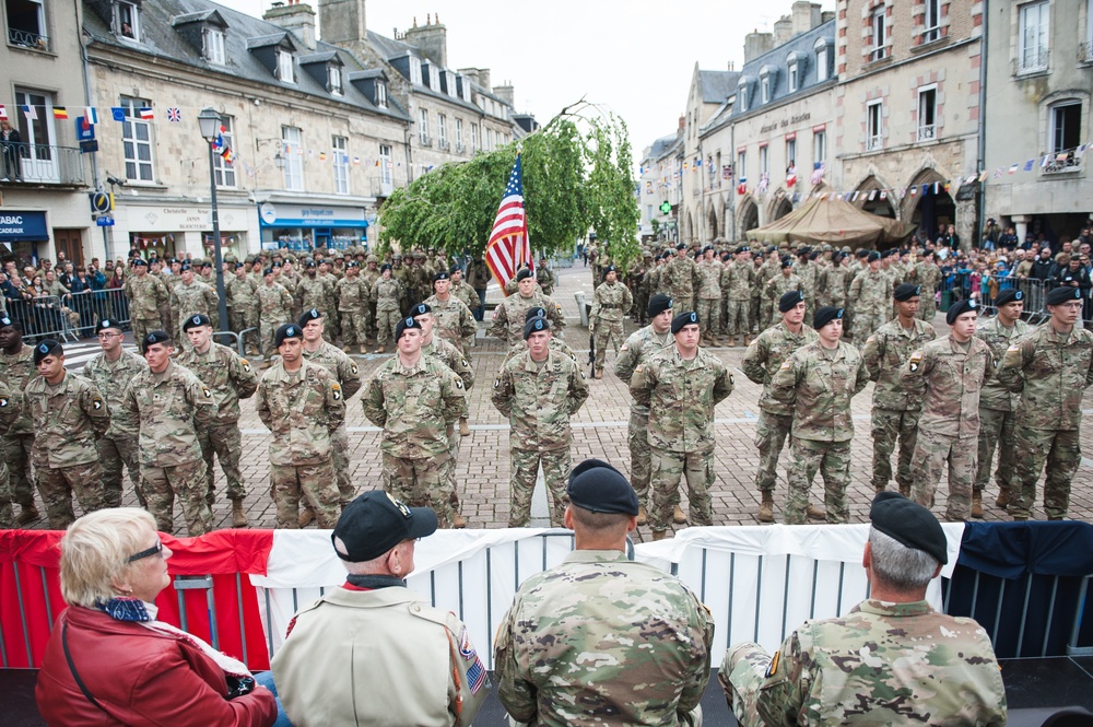 Iconic Formation in Carentan, France