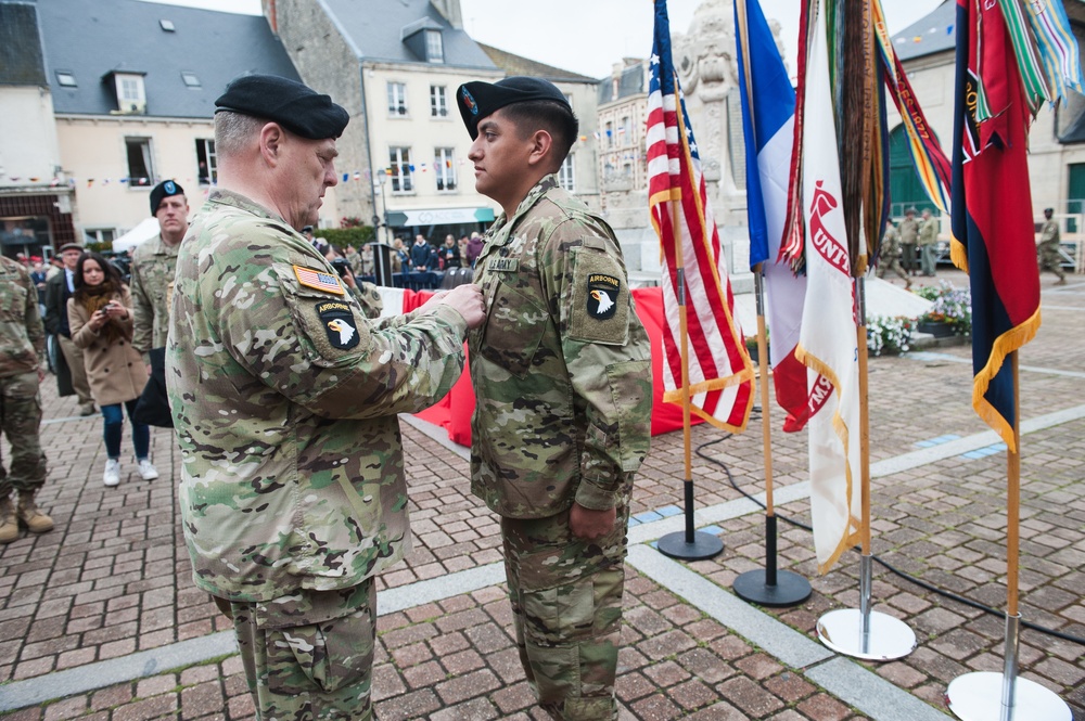 Army Chief of Staff Promotes Soldier