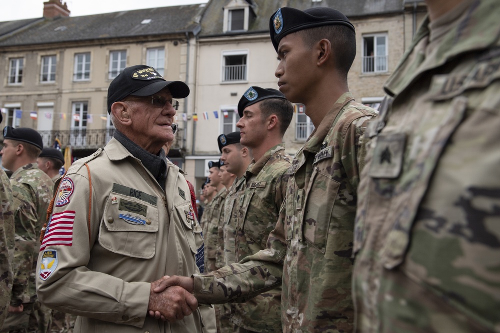 101st Airborne Division Reenlistment Ceremony