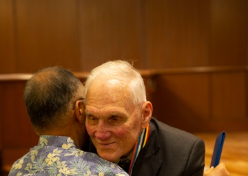Korean War veteran receives Ambassador of Peace Medal
