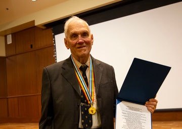 Korean War veteran receives Ambassador of Peace Medal
