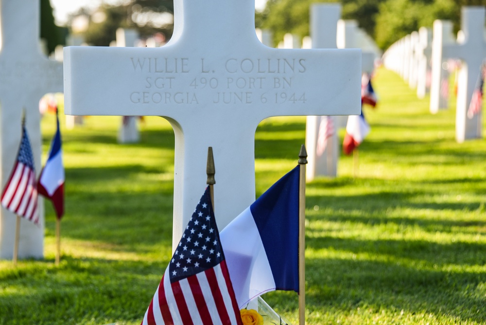 75th DDay ceremony at Colleville-sur-Mer