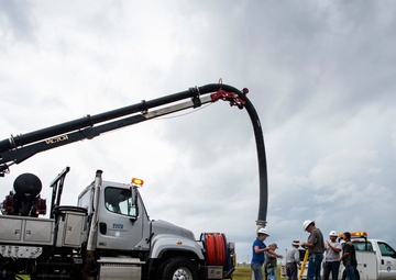 325 CES inspects airfield lighting