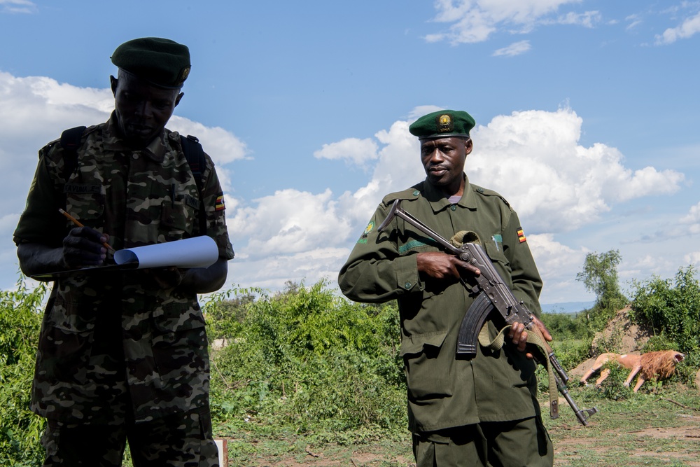 U.S. Army conducts investigation training for Uganda Wildlife Authority