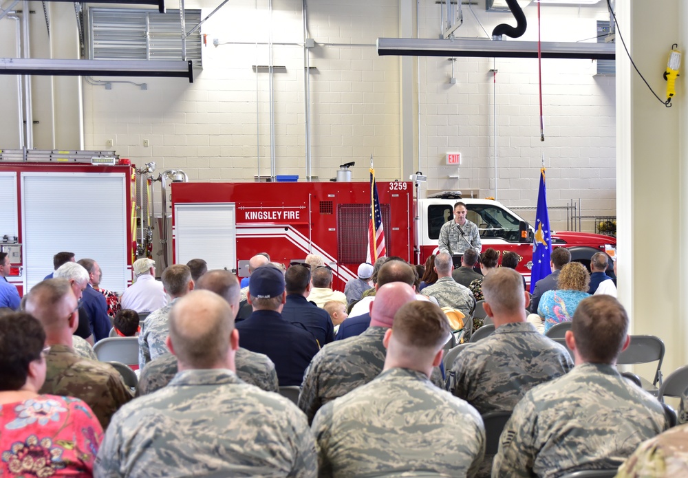 Kingsley Field Fire Station Ribbon Cutting