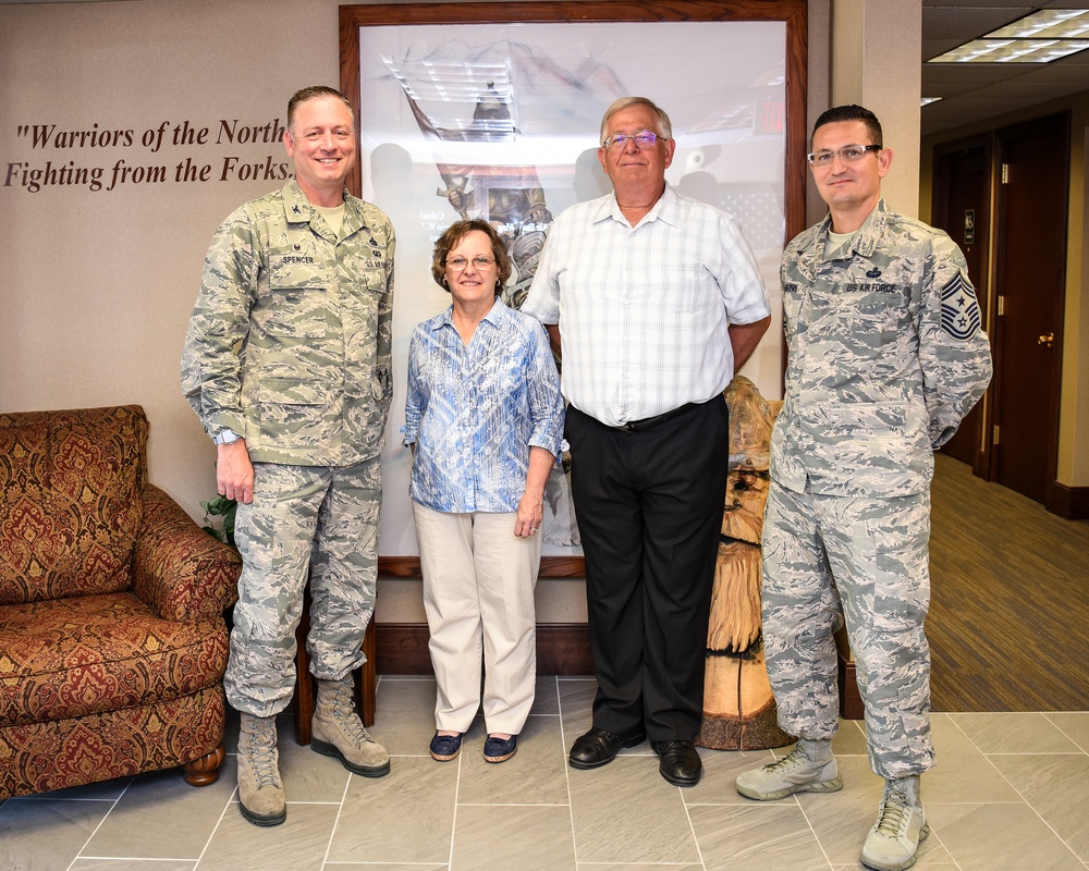 Gold Star Family Member visits 319th Air Base Wing