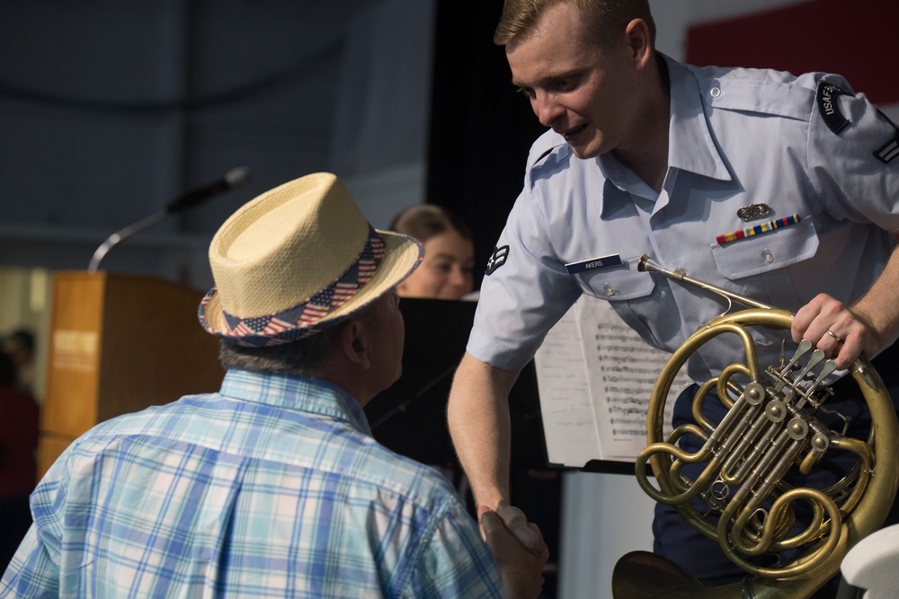US Air Force Heritage Winds performs for LowCountry
