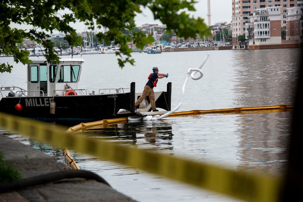 Coast Guard oversees pollution response in Baltimore