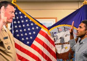 Son Continues Family Tradition of Naval Service