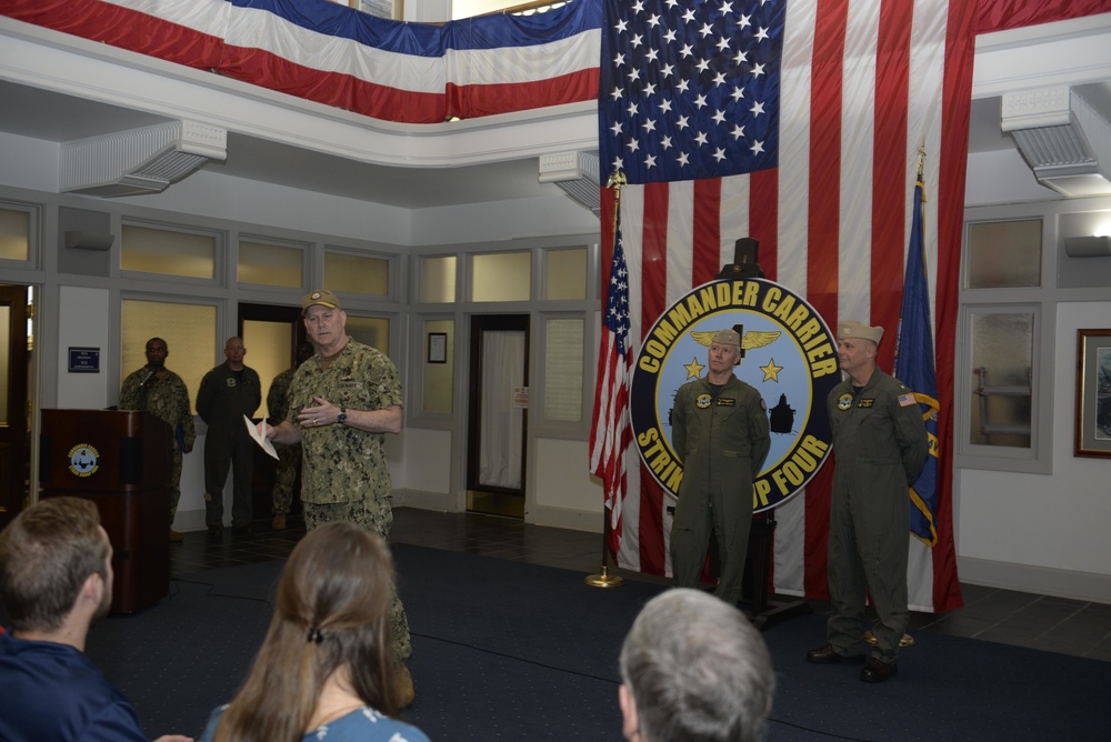 CSG-4 Conducts Change of Command