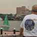 USS Sioux City (LCS-11) viewed from the Battleship Wisconsin