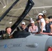 Members of the Ladies Professional Golf Association visit the 177th Fighter Wing