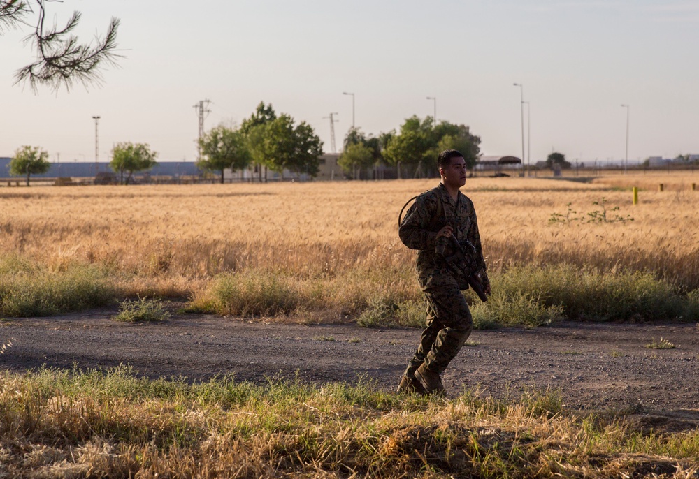 SPMAGTF-CR-AF 19.2 Ground Combat Element conducts endurance challenge