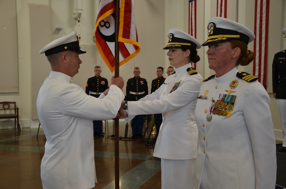 Navy Reservist Takes Helm of Helicopter Training Squadron 8