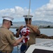 U.S. Marines raise flags for Wounded Warriors