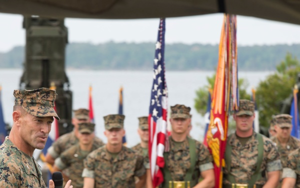 2/10 change of command ceremony