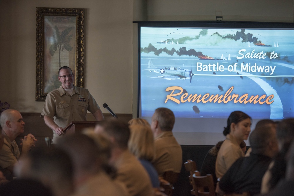 Navy Recruiting Command Holds Ceremony Honoring the 77th Anniversary of the Battle of Midway