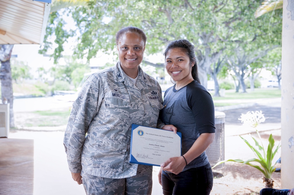 Air Force Academy candidate overcomes admission trials