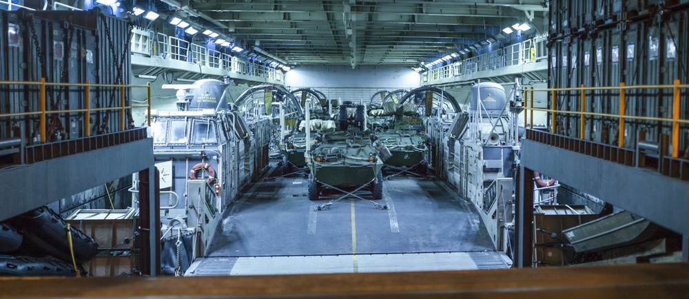 USS Boxer Well Deck Operations