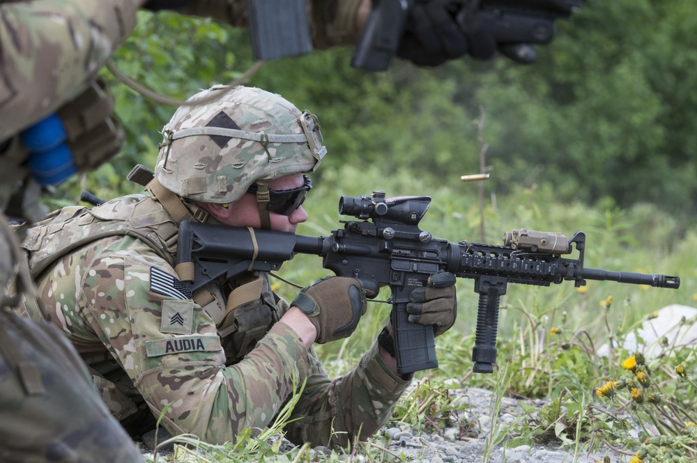 DVIDS - Images - '1 Geronimo' paratroopers conduct infantry squad live ...