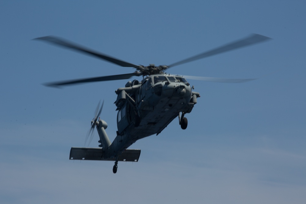 31st MEU flight operations aboard the USS WASP