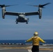 31st MEU flight operations aboard the USS WASP