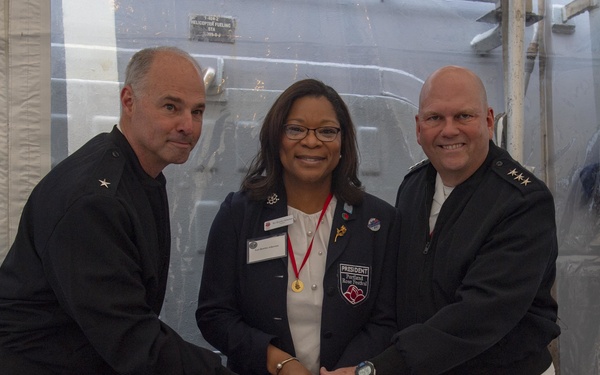 USS Pinckney Hosts Portland Fleet Week Reception