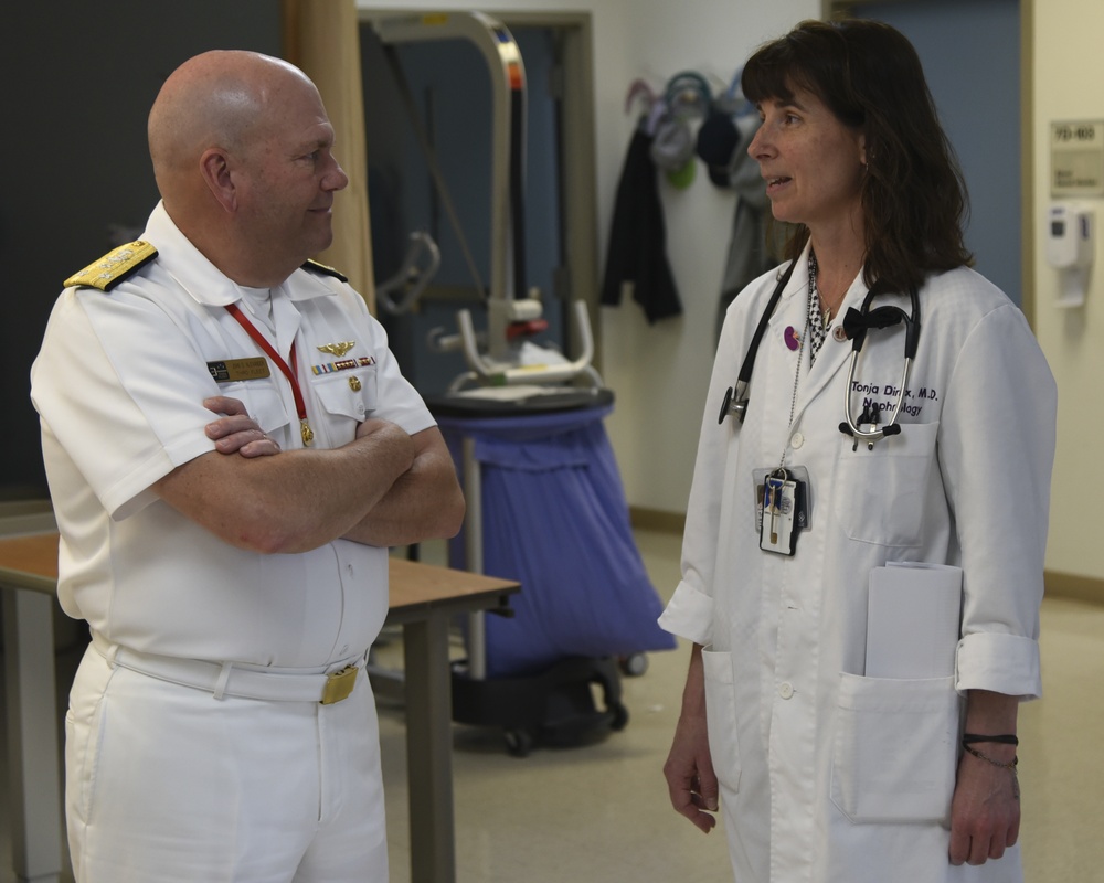 VADM Alexander visits Portland VA Medical Center