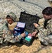 Soldiers test water before distributing to units during Strike Back 19