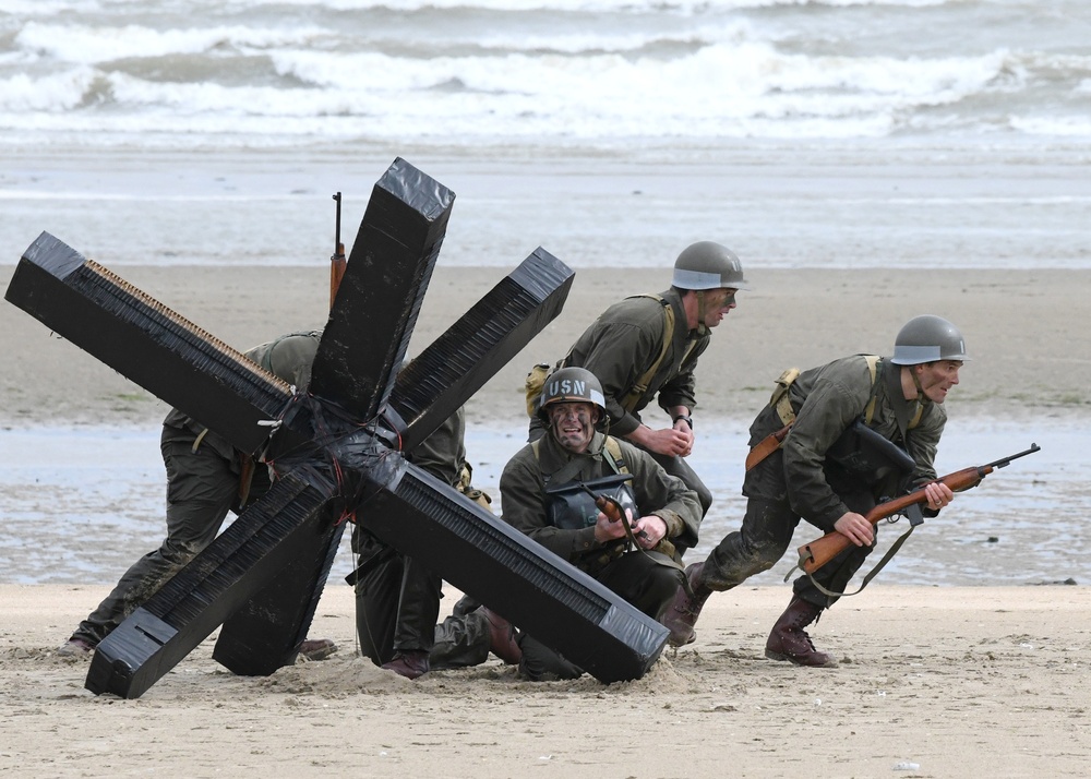 U.S. Navy SEALS Re-enact D-Day Mission