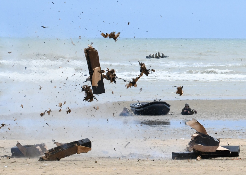 U.S. Navy SEALS Re-enact D-Day Mission