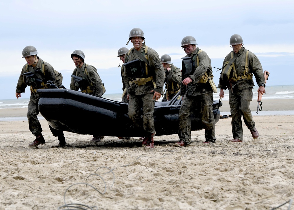 U.S. Navy SEALS Re-enact D-Day Mission