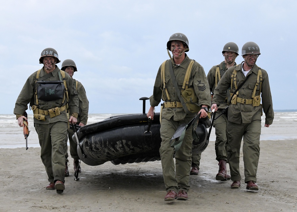 U.S. Navy SEALS Re-enact D-Day Mission