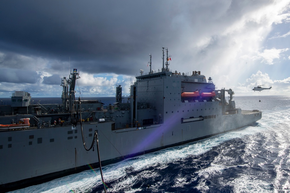 USS John P. Murtha Replenishment at Sea