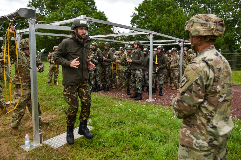 D-Day 75 Pre-Jump Training for Normandy Jump