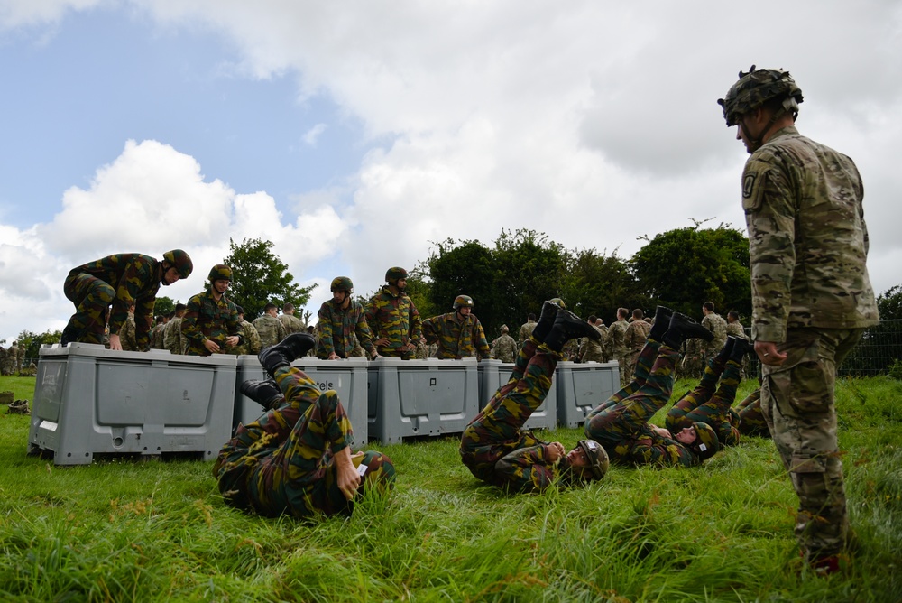 D-Day 75 Pre-Jump Training for Normandy Jump