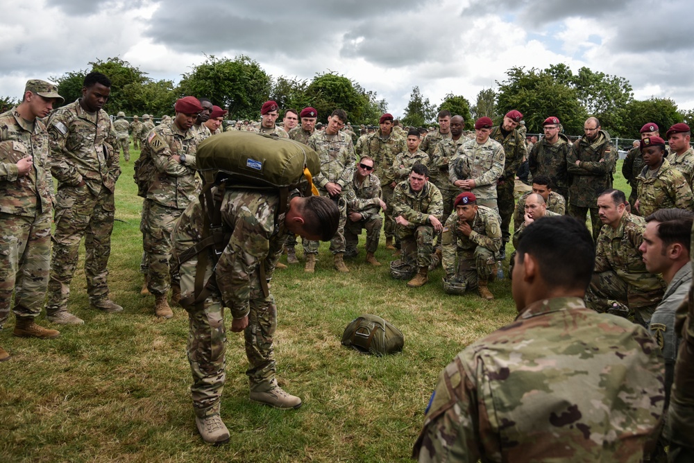 D-Day 75 Pre-Jump Training for Normandy Jump