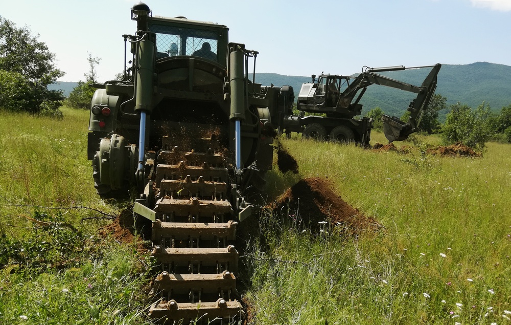 Bulgarian Engineers Supporting U.S. Infantry