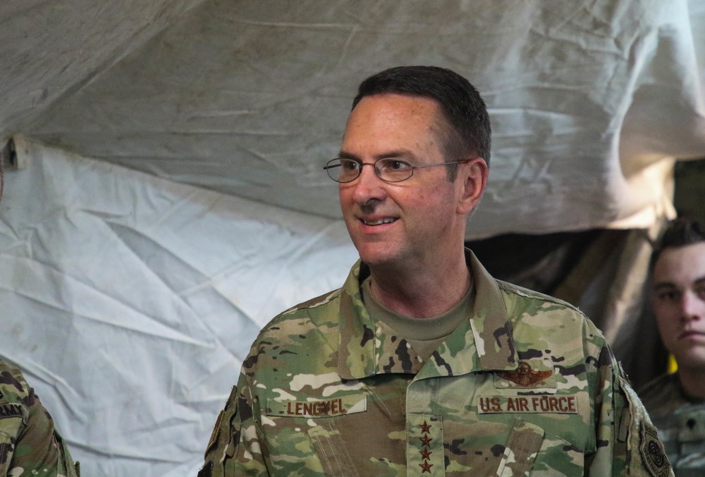 Chief Lengyel Exercise Decisive Strike Visit