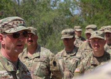 Chief Lengyel Exercise Decisive Strike Visit