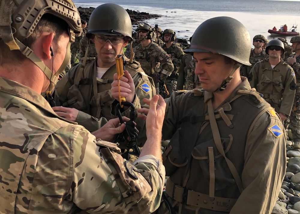 Rangers Scale Pointe du Hoc