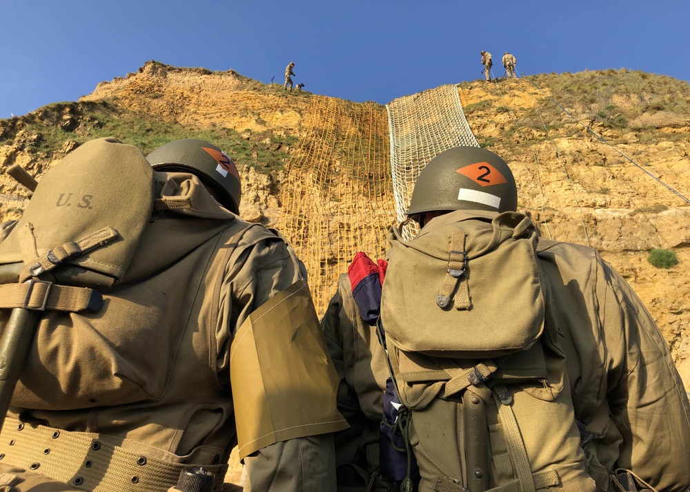 Rangers Scale Pointe du Hoc