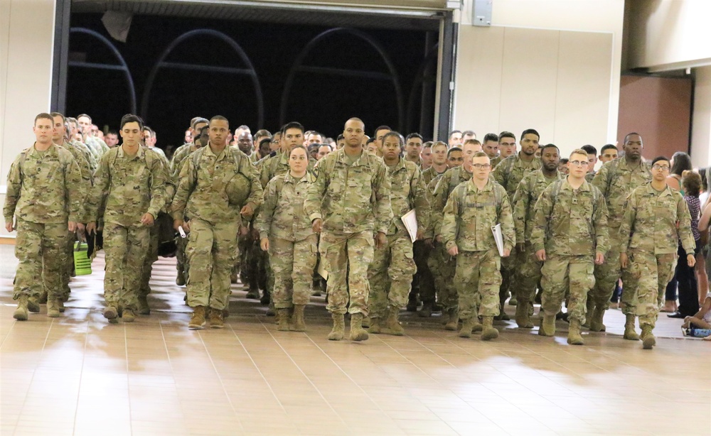 1-67 AR Homecoming ceremony following deployment to South Korea