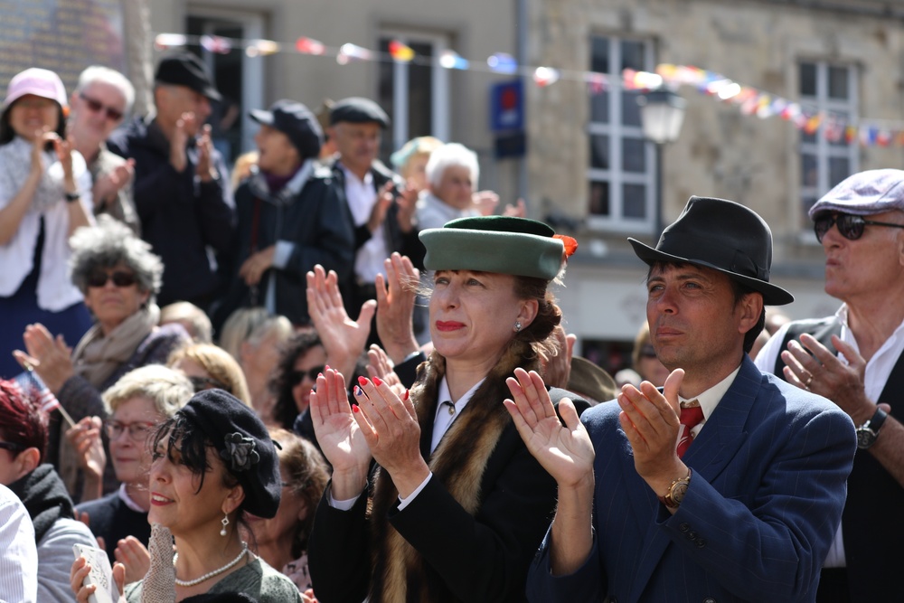 Liberty March Arrival in Carentan, France