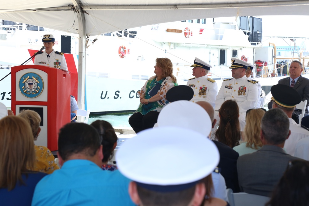Coast Guard commissions fast response cutter USCGC Joseph Doyle (WPC-1133) in San Juan, Puerto Rico