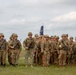 Soldiers participate in Saber Guardian 19 ceremony